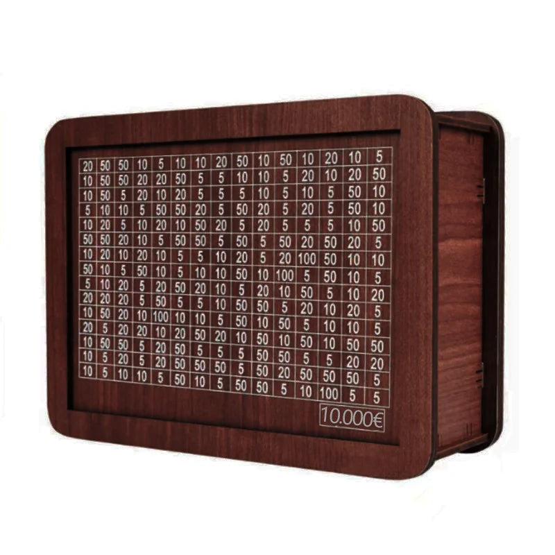 1000/2000/3000/5000/10000 Euro Box Challenge Cash Storage Case