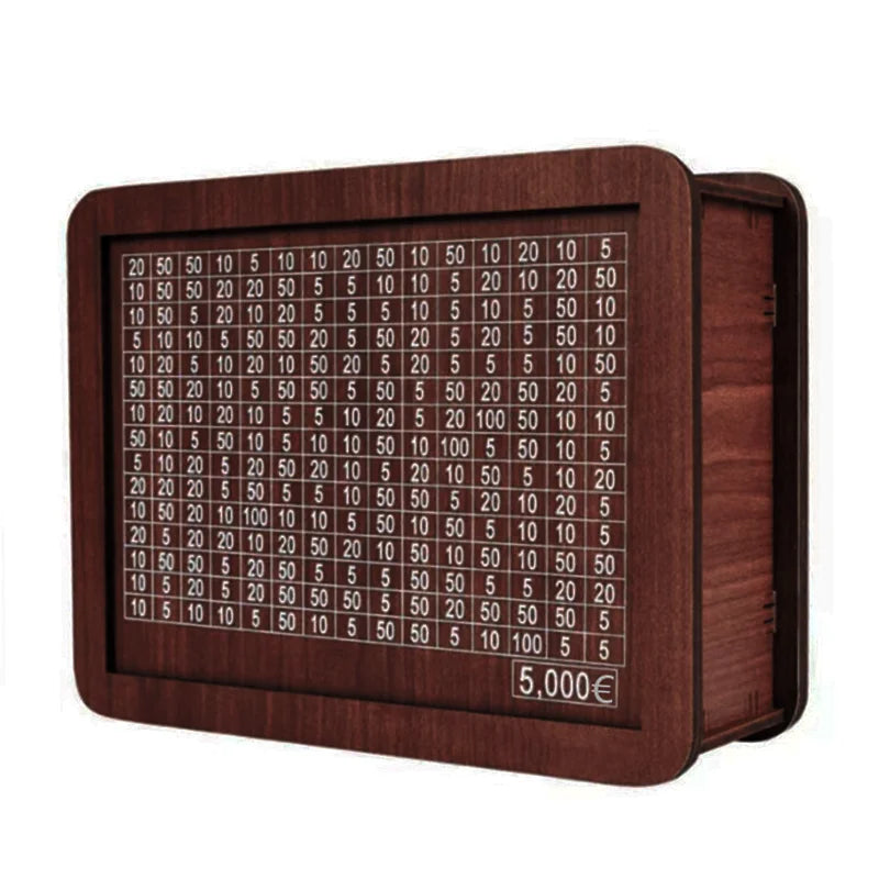 1000/2000/3000/5000/10000 Euro Box Challenge Cash Storage Case