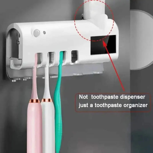 Toothbrush Holder Wall Mounted Solar UV Light
