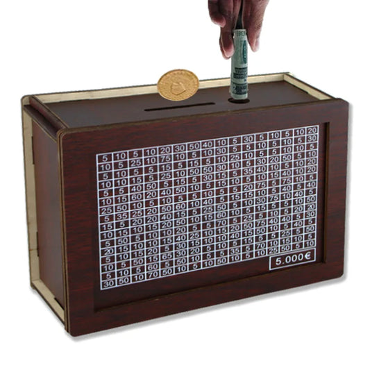 1000/2000/3000/5000/10000 Euro Box Challenge Cash Storage Case